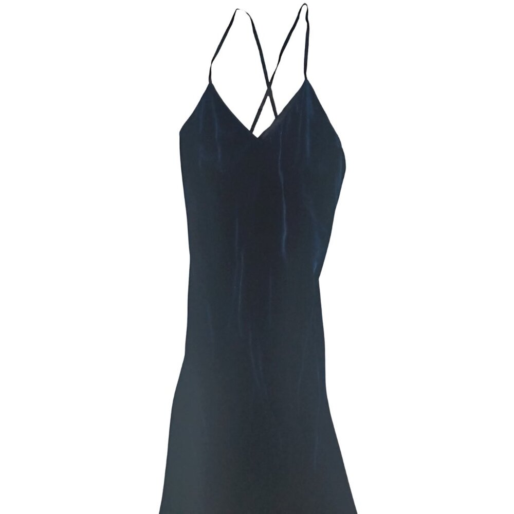 Intermix Blue Velvet Maxi Dress – Women’s Medium